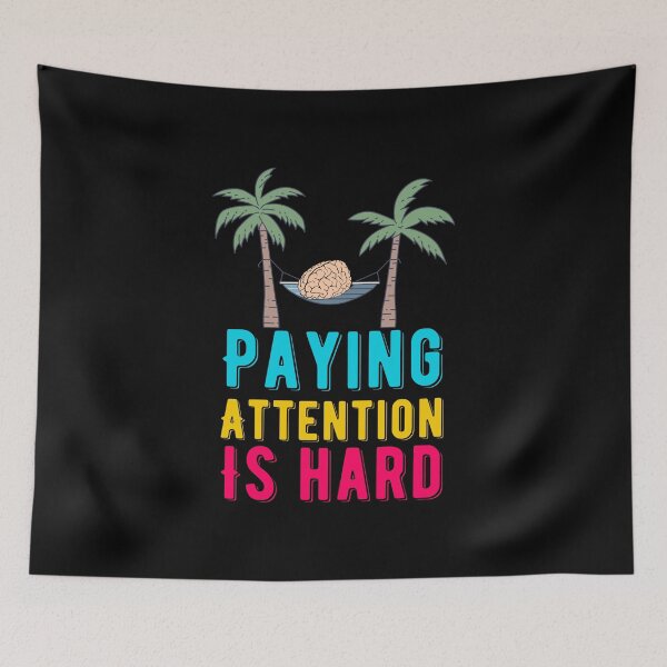 Item preview, ADHD - Paying Attention Is Hard, Need A Break Mate , Attention Deficit HyperActive Disorder designed and sold by MJDezigns.