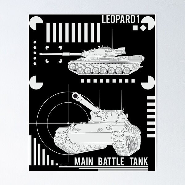 Leopard 1 Tank Posters for Sale