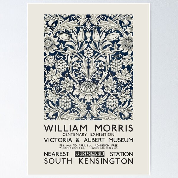 Item preview, WILLIAM MORRIS - Victoria & Albert Museum Exhibition  designed and sold by artdesignco.