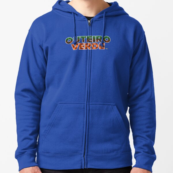 Outeiro Green Zipped Hoodie