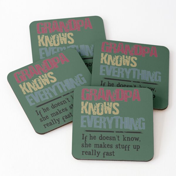 Item preview, Grandpa grandpa Knows Everything If She Doesn't Know designed and sold by SouthernYall.