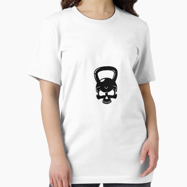 Item preview, Kettlebell Skull White designed and sold by ZSBakerStreet.