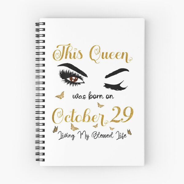 Item preview, This Queen Was Born On October 29 Living My Blessed Life  designed and sold by GerdaShop.
