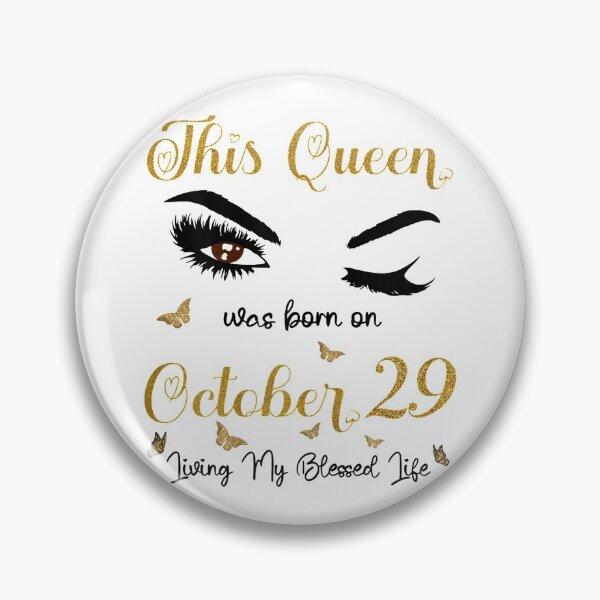 Item preview, This Queen Was Born On October 29 Living My Blessed Life  designed and sold by GerdaShop.
