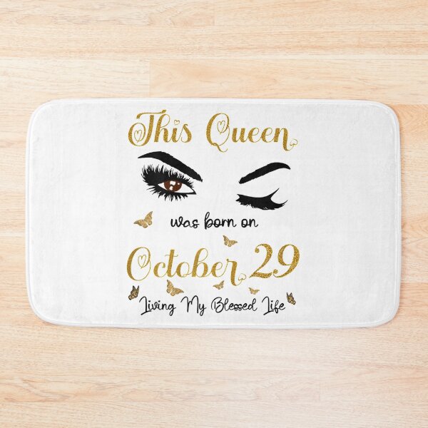 Item preview, This Queen Was Born On October 29 Living My Blessed Life  designed and sold by GerdaShop.