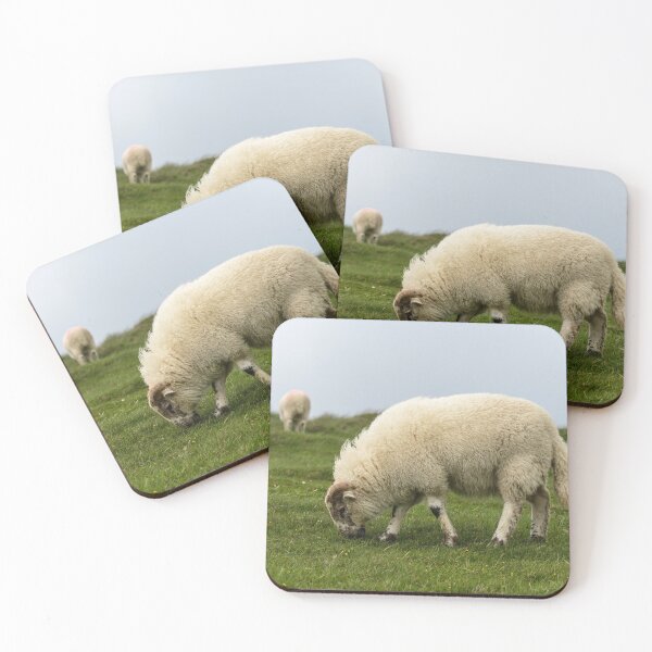 Item preview, Sheep graze on the meadows of the Irish Dingle Peninsula designed and sold by AlbertMi.
