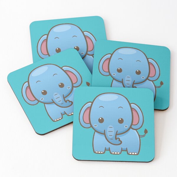 Item preview, Cute Blue Baby Elephant designed and sold by COLDWEAR.