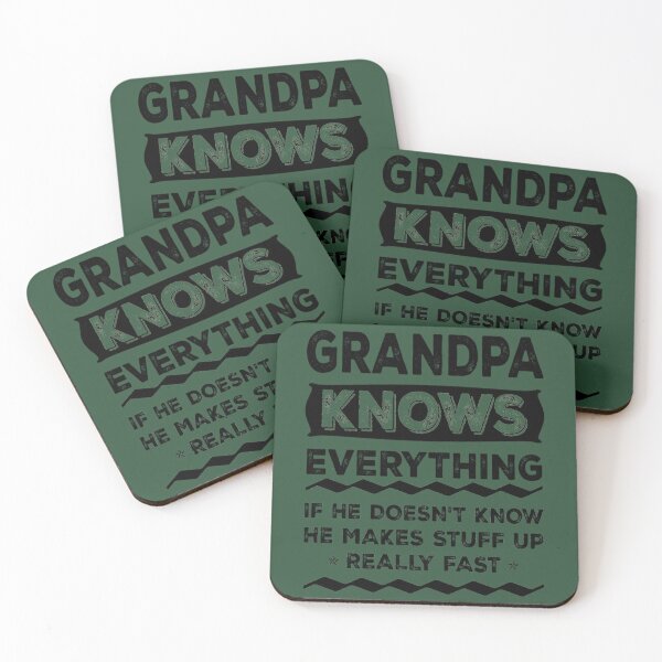 Item preview, Grandpa Knows Everything Funny Gift T-ShirtMens Grandpa Knows Everything Shirt Pops Grandpa Christmas Gift T-Shirt_by modesigns95_ designed and sold by SouthernYall.
