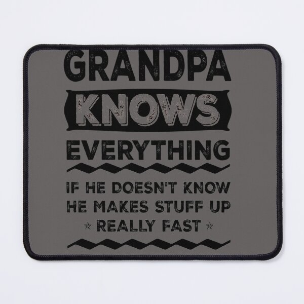 Item preview, Grandpa Knows Everything Funny Gift T-ShirtMens Grandpa Knows Everything Shirt Pops Grandpa Christmas Gift T-Shirt_by modesigns95_ designed and sold by SouthernYall.