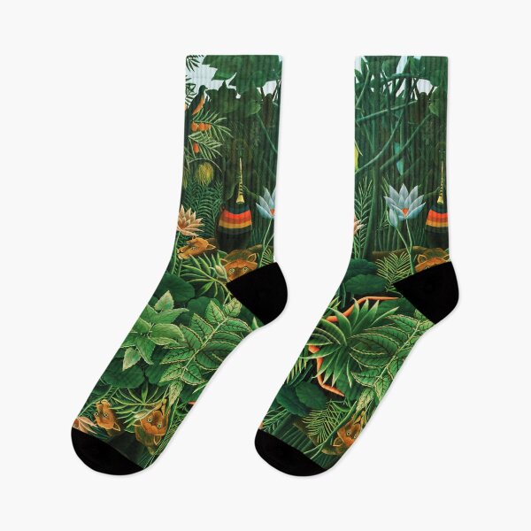 Item preview, Green Floral Jungle Print designed and sold by TheLaundryLady.