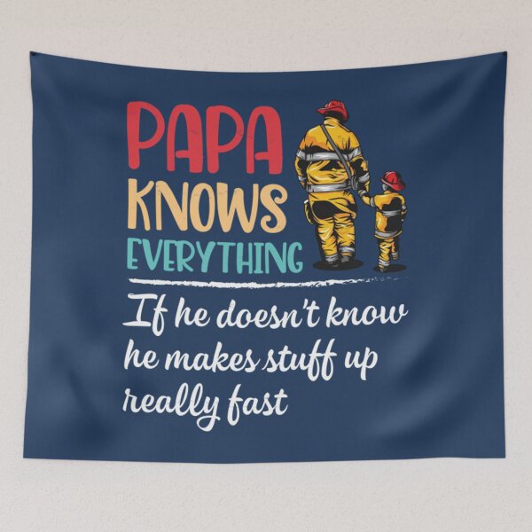 Item preview, Papa Knows Everything Papa Knows Everything If He Doesn't Know He Makes Stuff Up Really Fast Happy Grandpa designed and sold by SouthernYall.