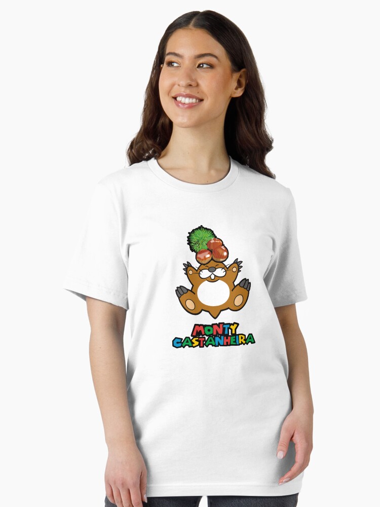 Imagen 2 de 7, Camiseta esencial con la obra Monty Castanheira, diseñada y vendida por RecunchoGamer.