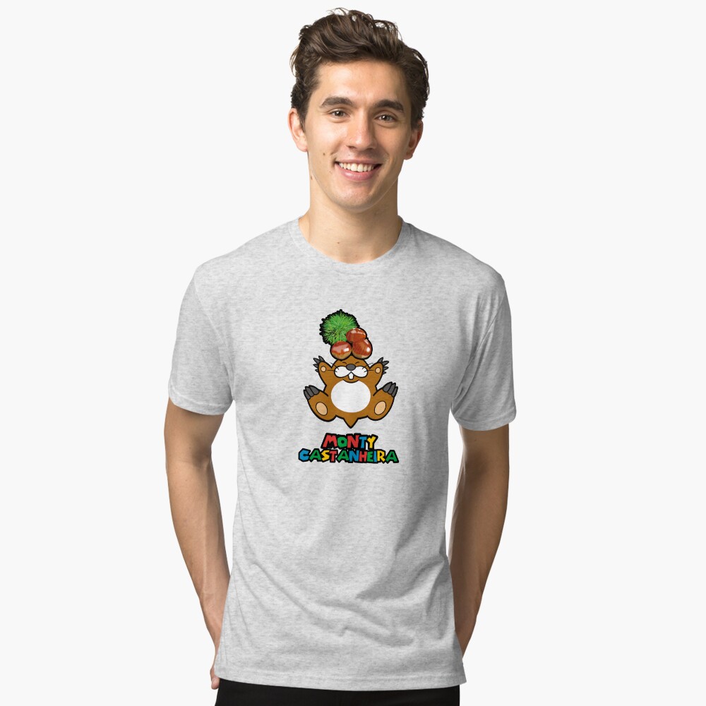 Vista previa del artículo con la obra «Camiseta de tejido mixto», diseñado y vendido por RecunchoGamer.