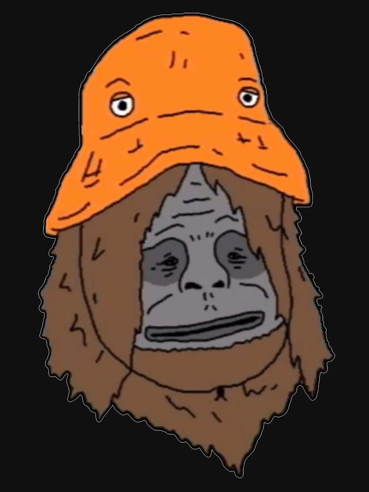 Sassy the sasquatch store orange hat