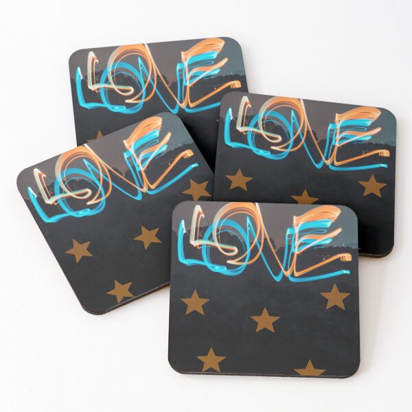 Item preview, Love Lights and Stars in Night Sky designed and sold by Ruby Jackson.