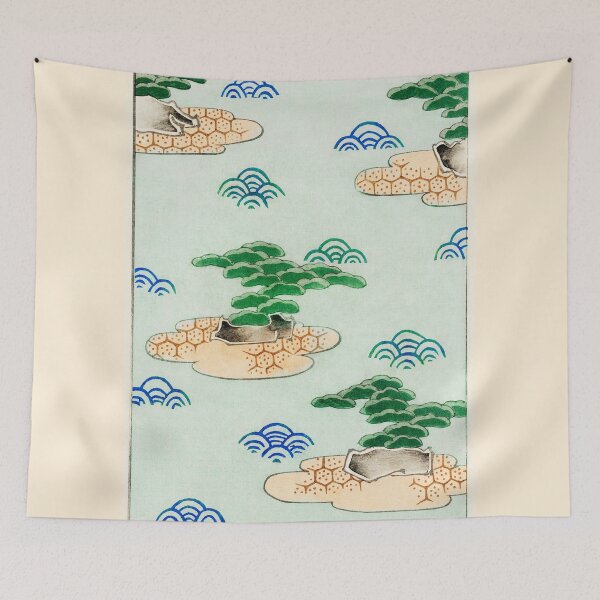 Item preview, Landscape illustration from Bijutsu Sekai by Watanabe Seitei designed and sold by gizmut.