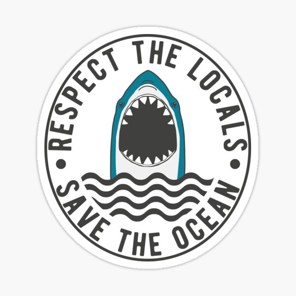 Save our Oceans Sticker — Feel-good stickers, cards, & pins