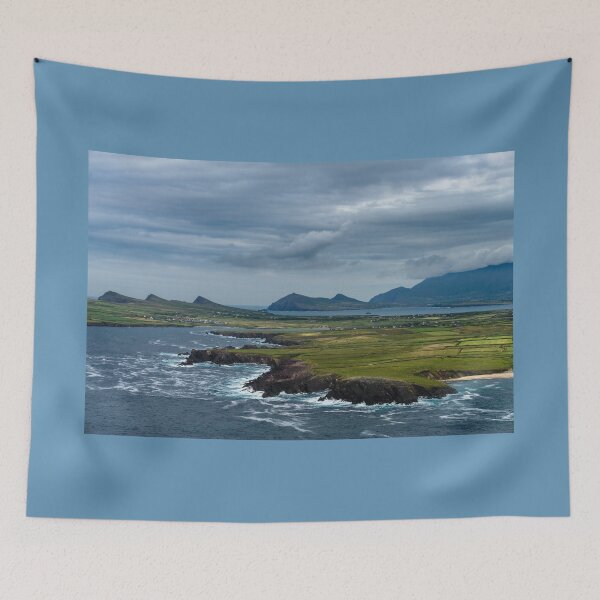Item preview, Atlantic ocean, mountains and beautiful cloudy sky, this is the Dingle Peninsula on Ireland’s Wild Atlantic Way, southwest Atlantic coast designed and sold by AlbertMi.