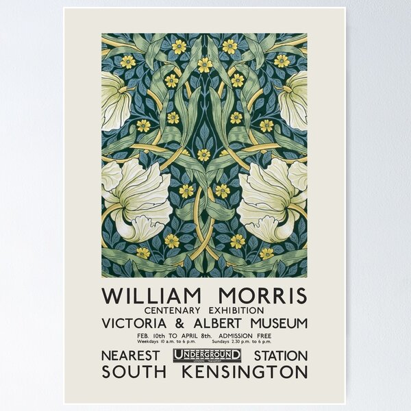 Item preview, WILLIAM MORRIS - Victoria & Albert Museum Exhibition designed and sold by artdesignco.