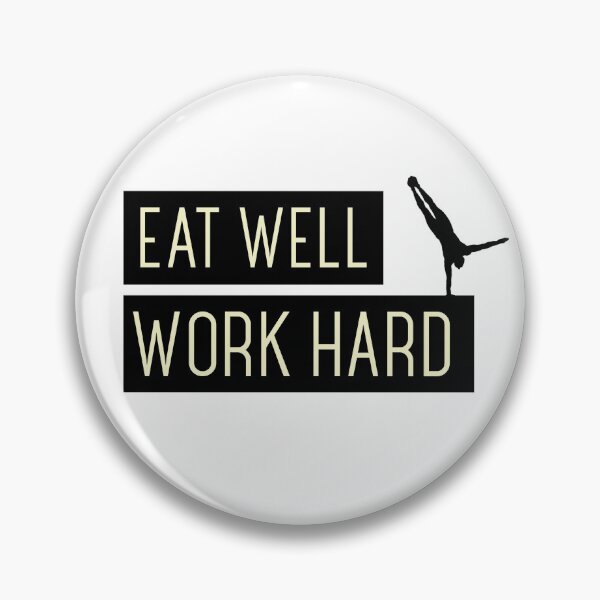 Item preview, Eat well, work hard designed and sold by CaliProducts.