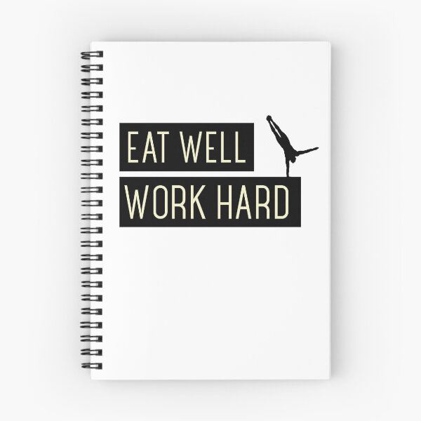 Item preview, Eat well, work hard designed and sold by CaliProducts.