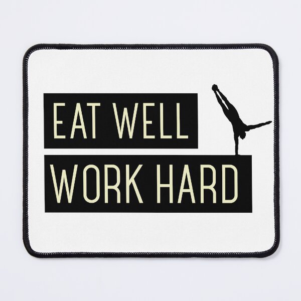 Item preview, Eat well, work hard designed and sold by CaliProducts.