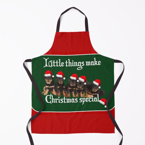Item preview, Little Things Make Christmas Special Vector Cute Rottweilers designed and sold by taiche.