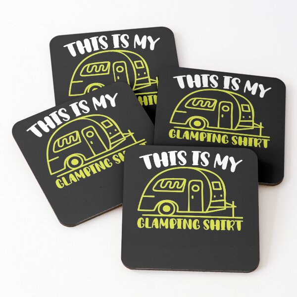 Item preview, Glamping with caravan designed and sold by fatshirt.