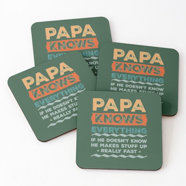 Item preview, Papa Knows Everything Mens Papa Knows Everything Shirt Pops Grandpa Christmas designed and sold by SouthernYall.