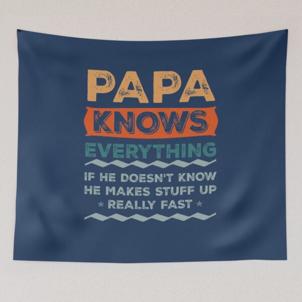 Item preview, Papa Knows Everything Mens Papa Knows Everything Shirt Pops Grandpa Christmas designed and sold by SouthernYall.