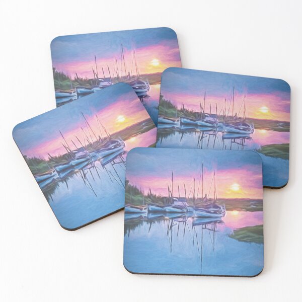 Item preview, Sunset at Blakeney a Digital Painting designed and sold by IanWL.