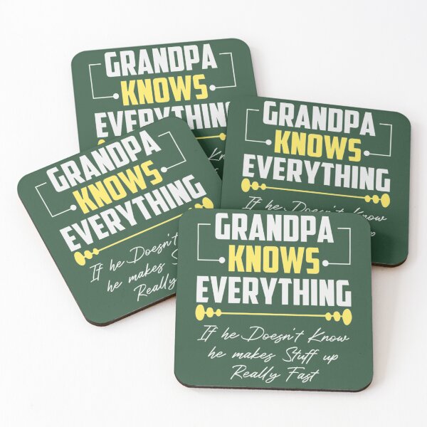 Item preview, Grandpa Knows Everything Grandpa Knows Everything _ Funny Grandpas Saying _ Birthday Gift for Grandfather _ Father's Day Gifts designed and sold by SouthernYall.