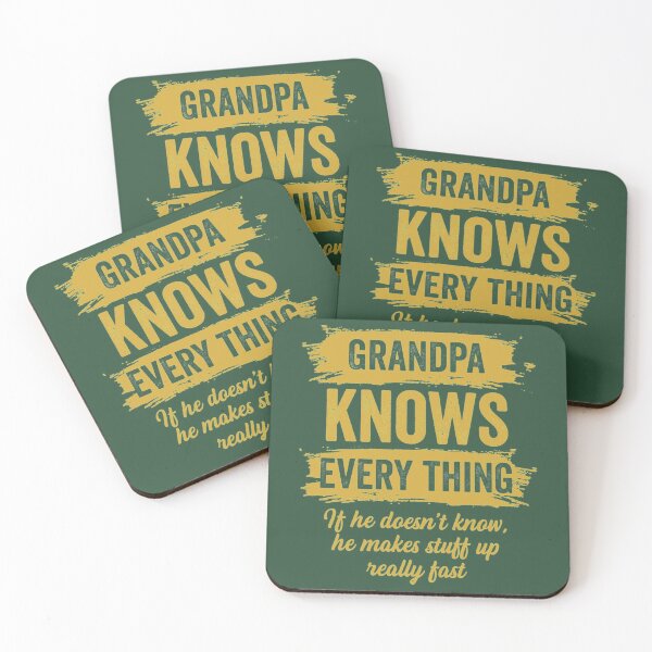 Item preview, Grandpa Knows Everything grandpa knows everything if he doesnt he makes stuff up really fast grandpa gift ideas designed and sold by SouthernYall.