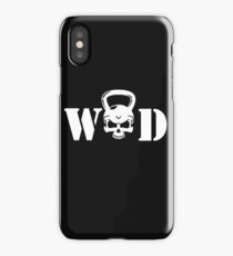 WOD Kettlebell Skull White iPhone Case/Skin