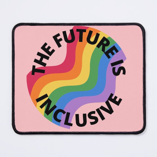 Item preview, The Future Is Inclusive Pride Rainbow Pink designed and sold by Wanderior.