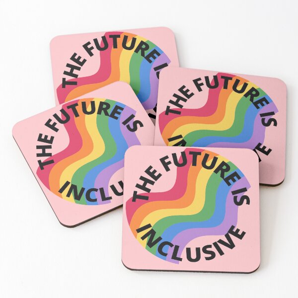 Item preview, The Future Is Inclusive Pride Rainbow Pink designed and sold by Wanderior.