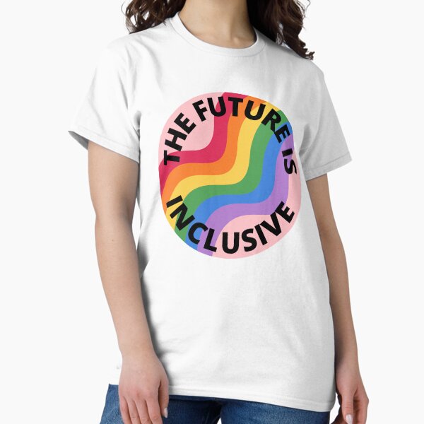 Item preview, The Future Is Inclusive Pride Rainbow Pink designed and sold by Wanderior.
