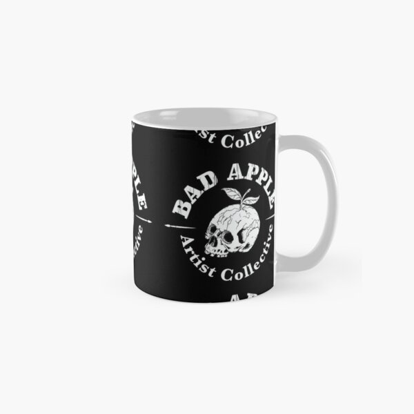 Bad Apple Artist Collective White Logo Classic Mug