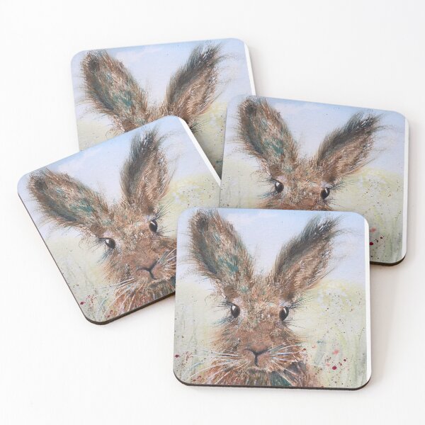 Item preview, Abstract Hare in Watercolour  designed and sold by lilacshoes_art.