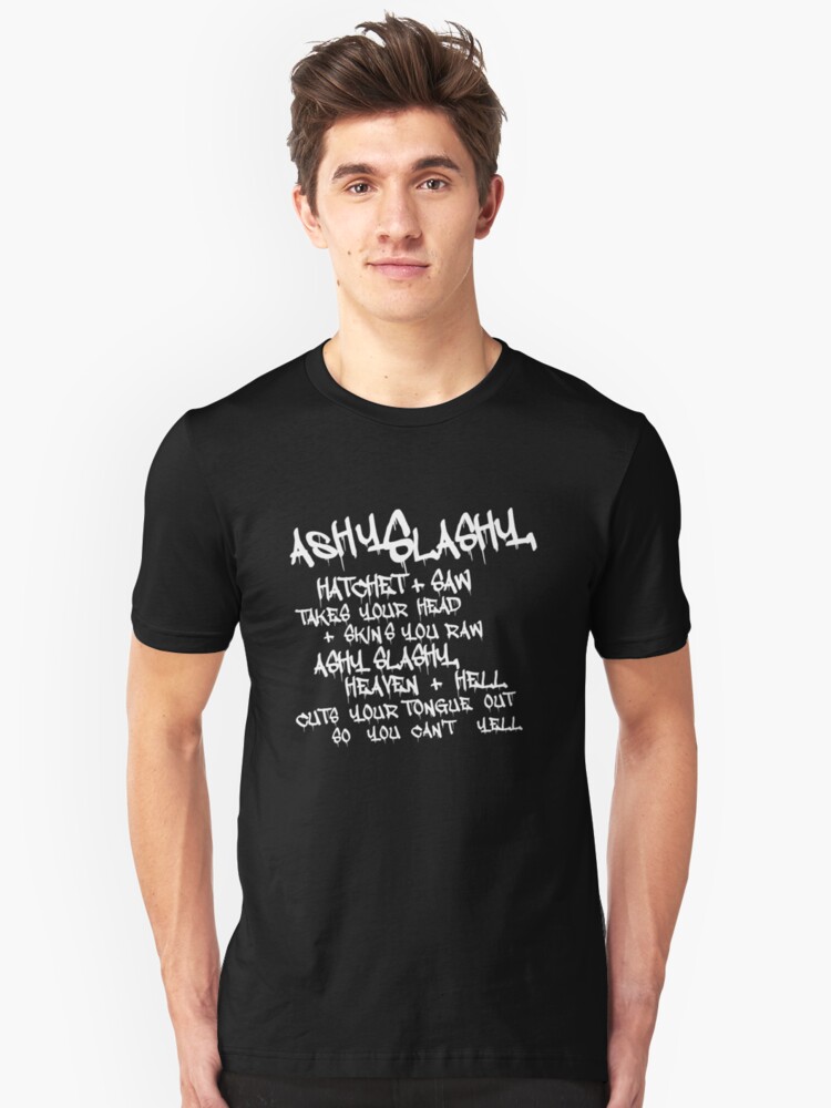 ashy slashy shirt