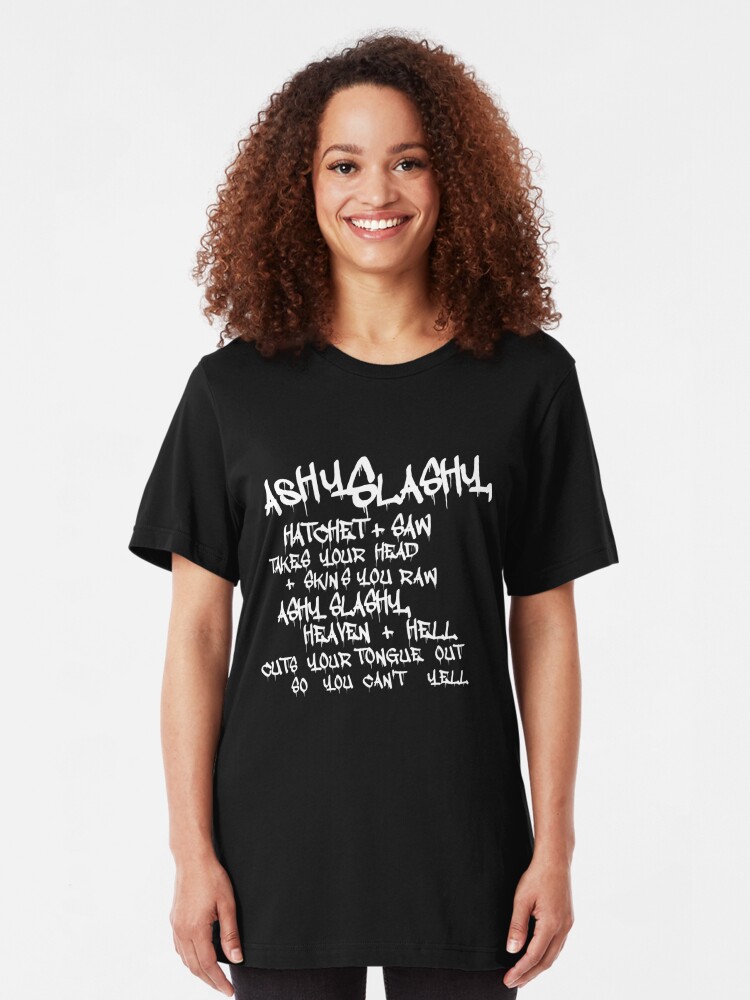 ashy slashy shirt