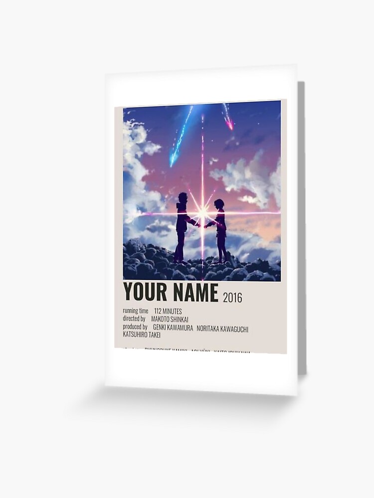 Your Name Minimalist Poster  Minimalist poster, Anime reccomendations,  Anime movies