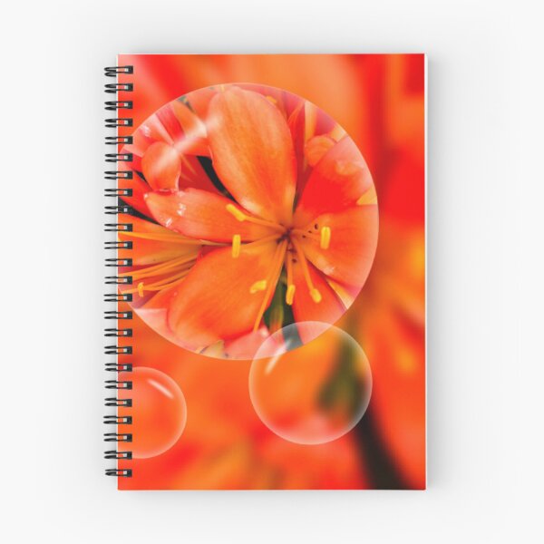 Item preview, Orange Flower Bubble - Berwick designed and sold by NaluandLulu.