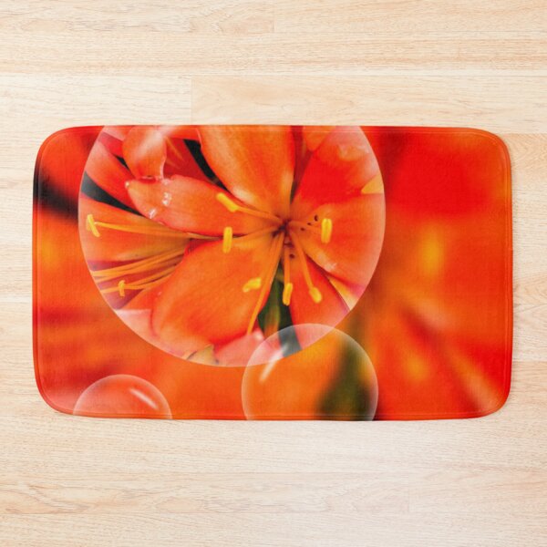 Item preview, Orange Flower Bubble - Berwick designed and sold by NaluandLulu.