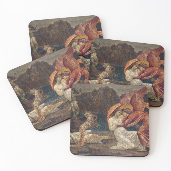 Item preview, Cupid and Psyche - Palace Green Murals - Psyche receiving the Casket from Proserpine Edward Burne-Jones designed and sold by BeardedTree.