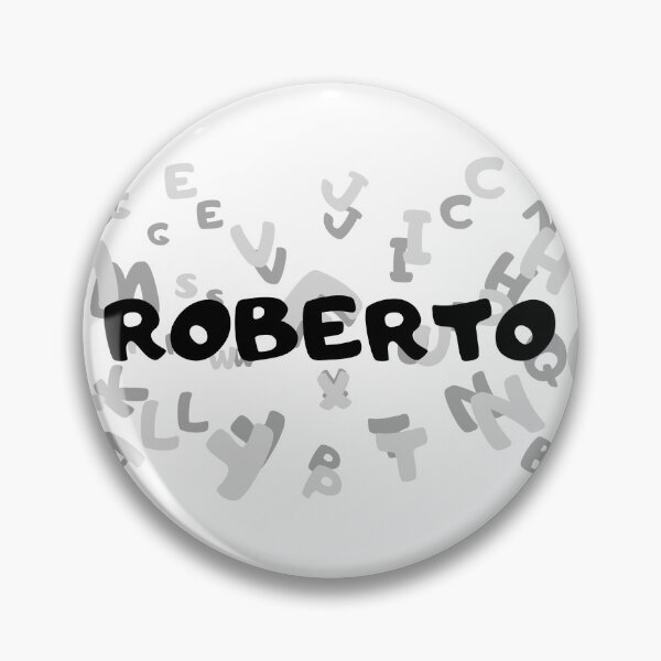Artikelvorschau, Der Name Roberto entworfen und verkauft von Initial-Inlook.
