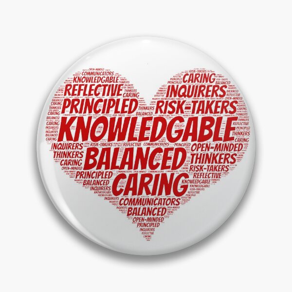Item preview, I Love IB DP International Baccalaureate Diploma Program Learners Profile Heart designed and sold by coffeetea2020.