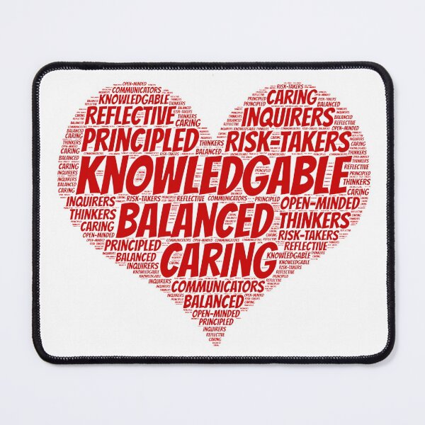 Item preview, I Love IB DP International Baccalaureate Diploma Program Learners Profile Heart designed and sold by coffeetea2020.