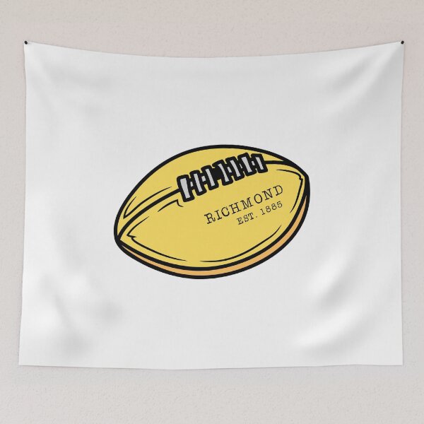 Item preview, Richmond Tigers AFL Team EST Yellow Sherrin  designed and sold by All-About-AFL.