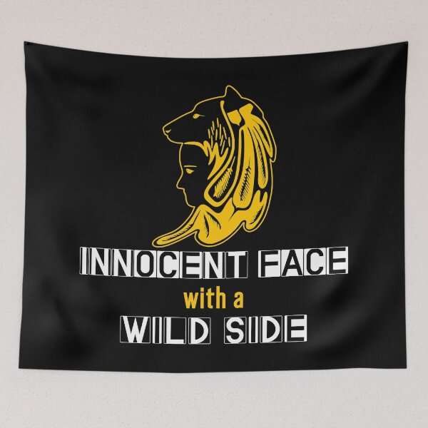 Item preview, Innocent Face With A Wild Side designed and sold by Curator Nation.